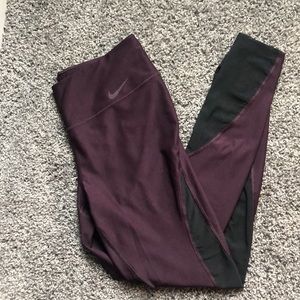 Nike mesh workout leggings